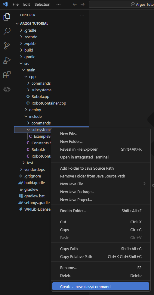 Create Subsystem